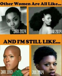 This is how I was feeling watching my hair grow or the lack there of lol!